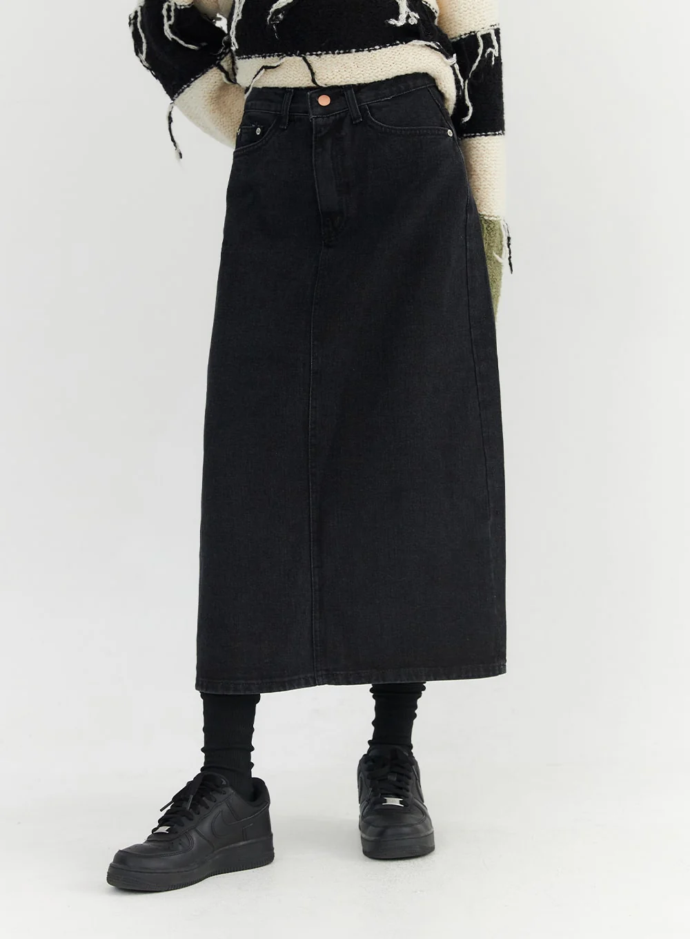 Classic Cotton Maxi Skirt  CO330 - Image 4