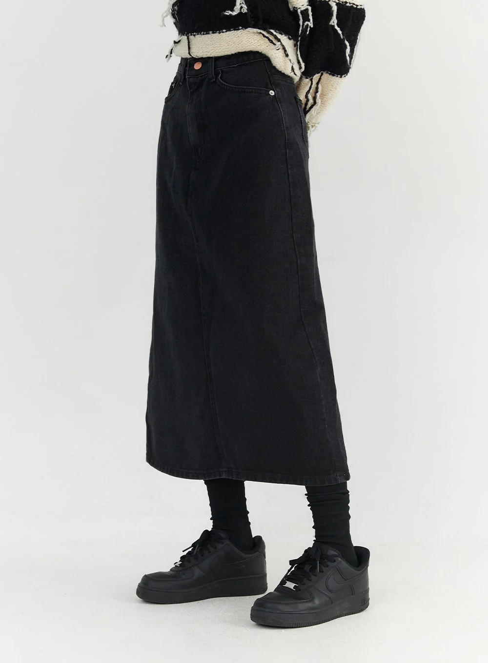 Classic Cotton Maxi Skirt  CO330 - Image 5