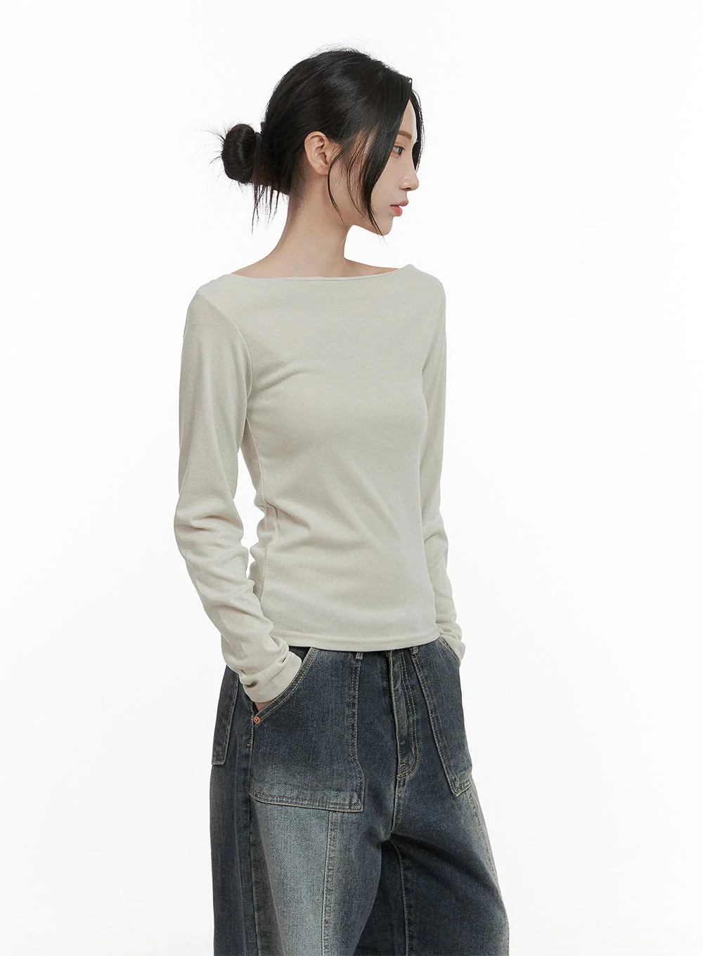 Classic Essence Long Sleeve Top CS430 - Image 3