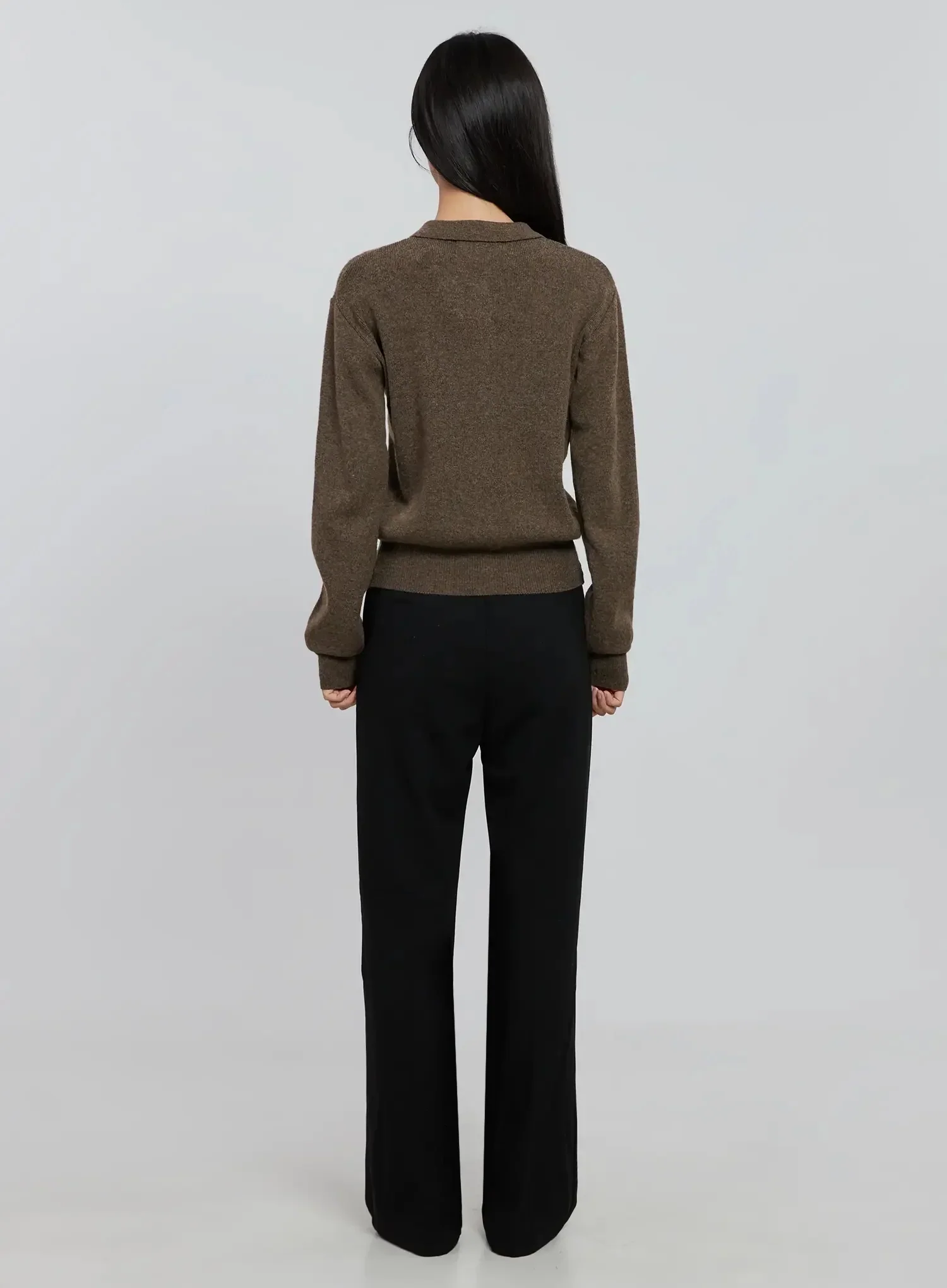 Classic High-Waist Bootcut Pants IN507 - Image 10