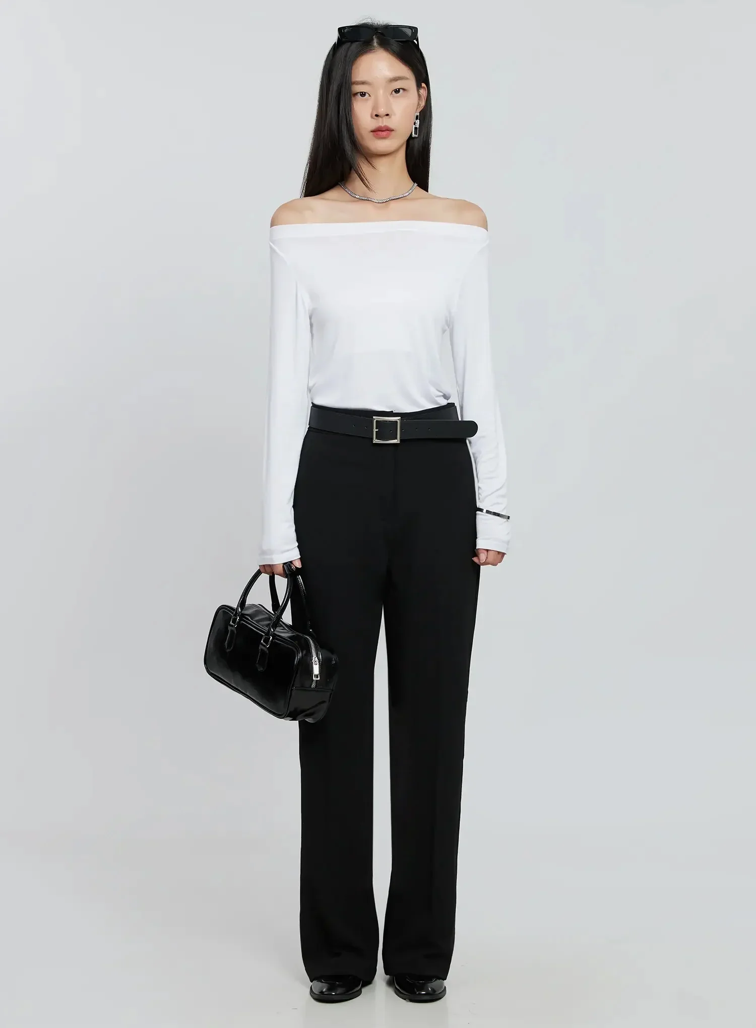 Classic High-Waist Bootcut Pants IN507 - Image 16