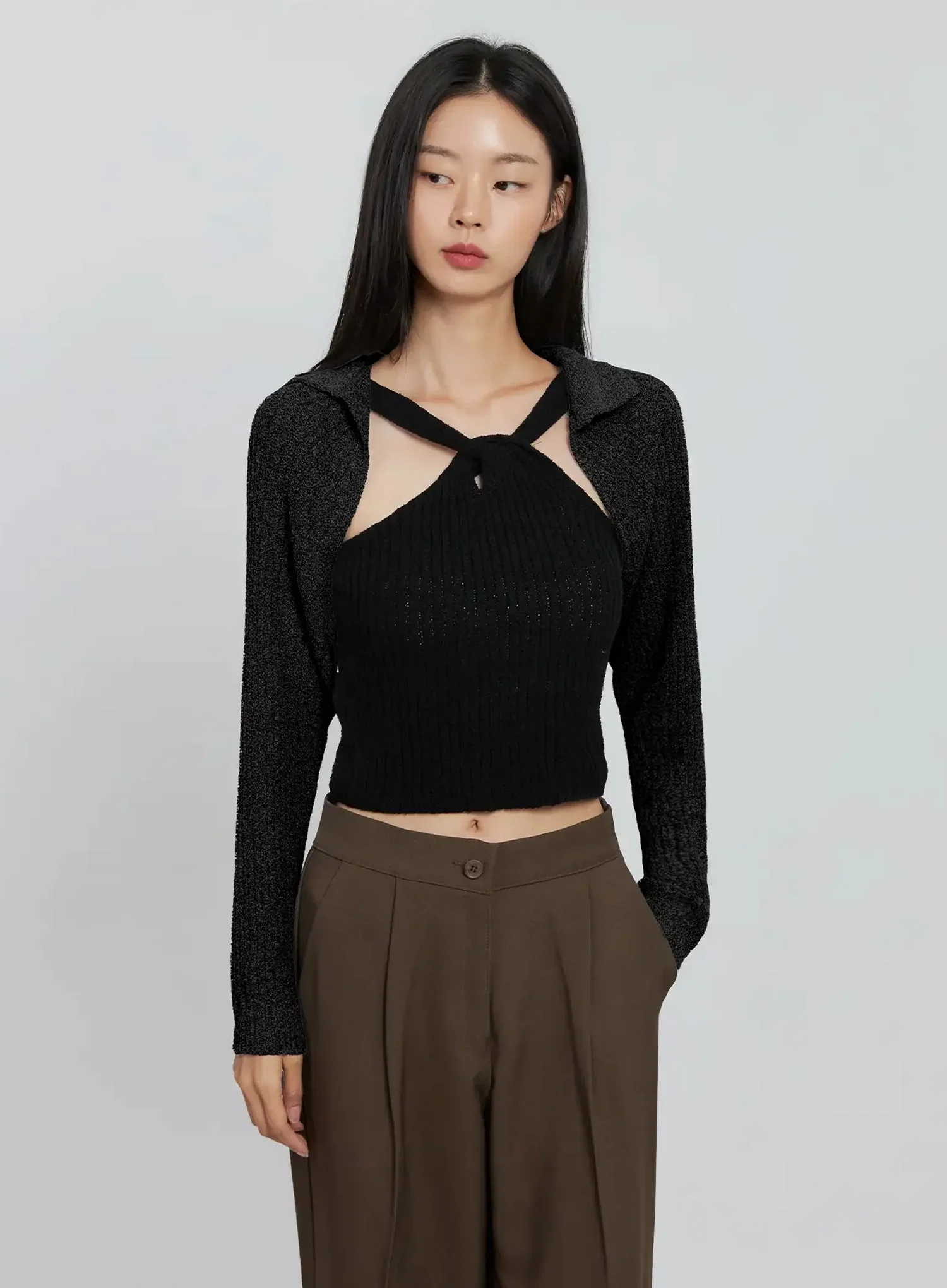 Classic Knit Bolero Cardigan IO530 - Image 14