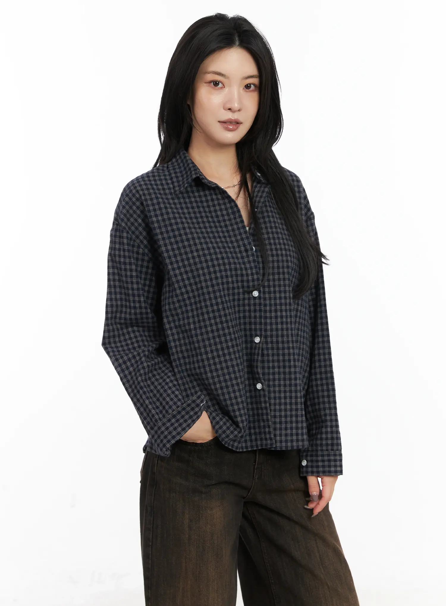 Classic Plaid Flannel Shirt CD502 - Image 8