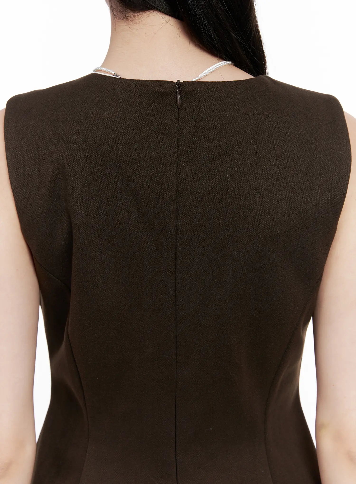 Classic Pleated Flare Mini Dress CN504 - Image 7