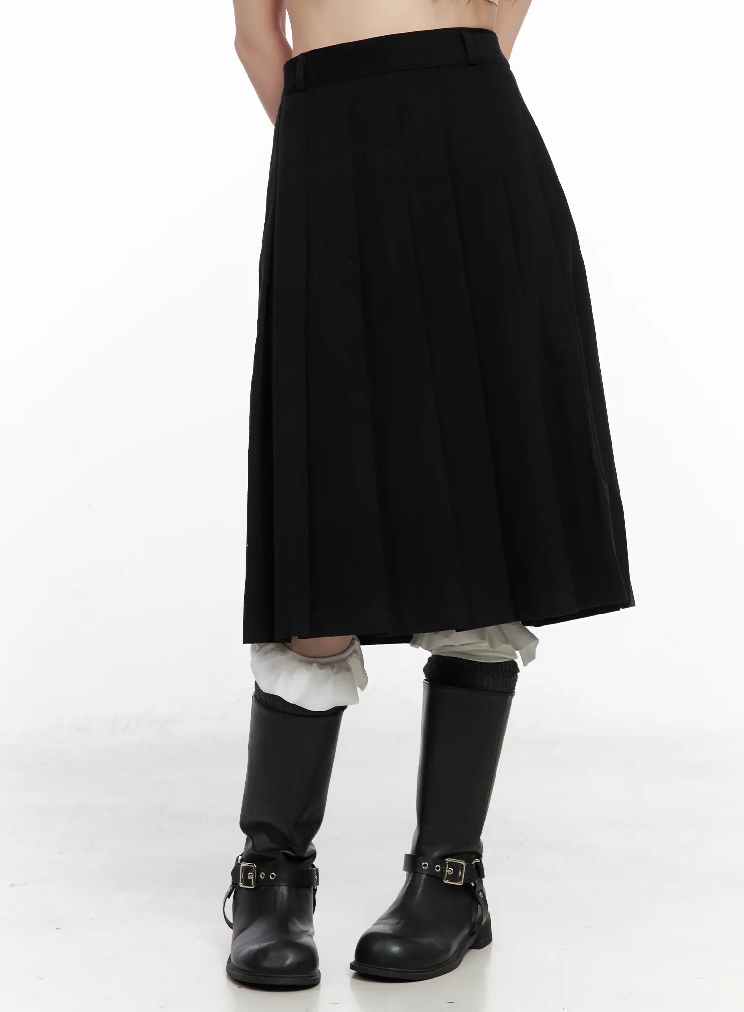 Classic Pleated Mini Skirt CN511