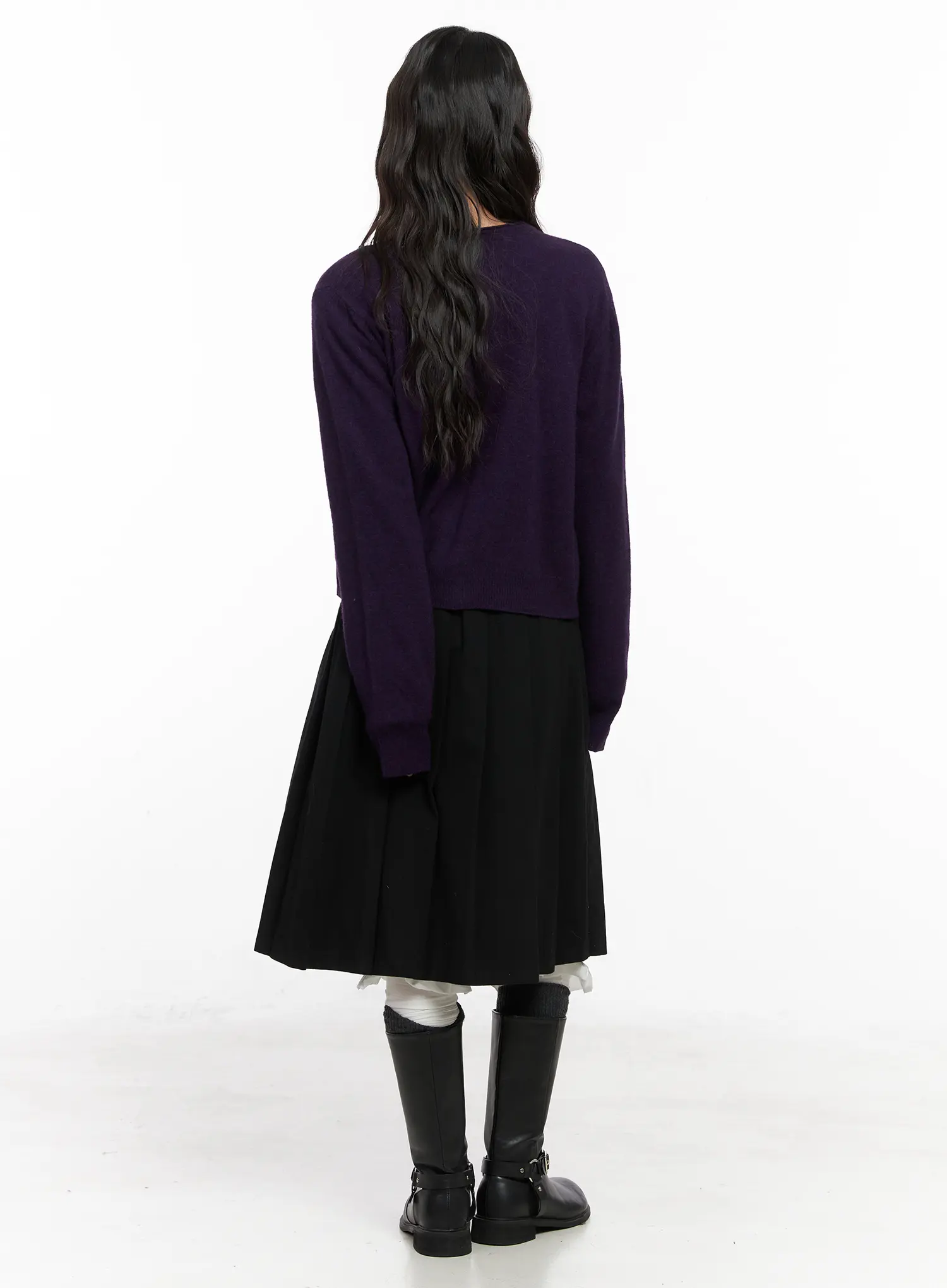 Classic Pleated Mini Skirt CN511 - Image 8