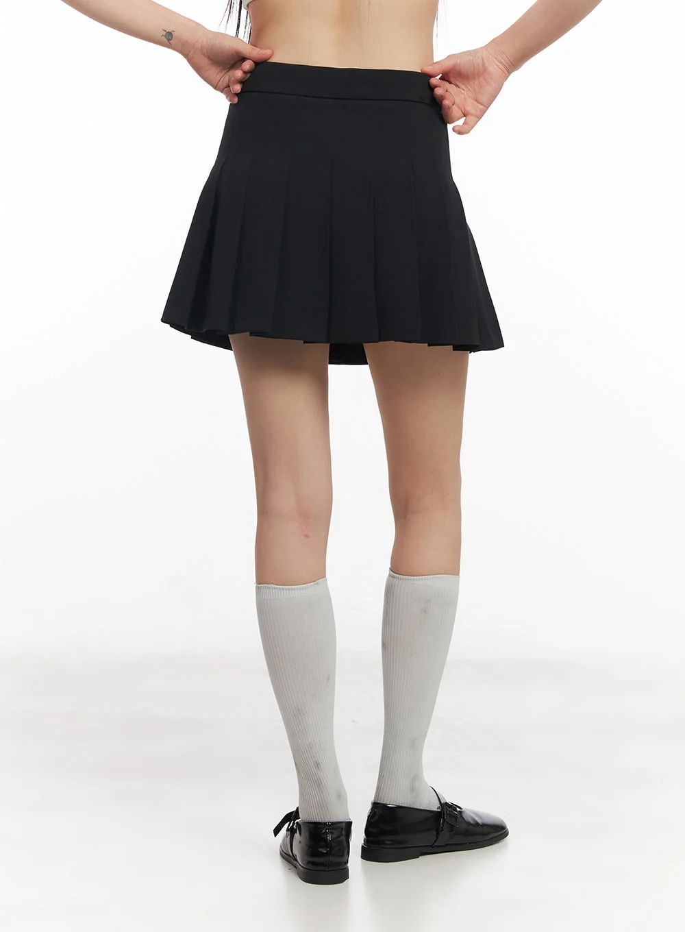 Classic Pleated Mini Skirt CY514 - Image 6