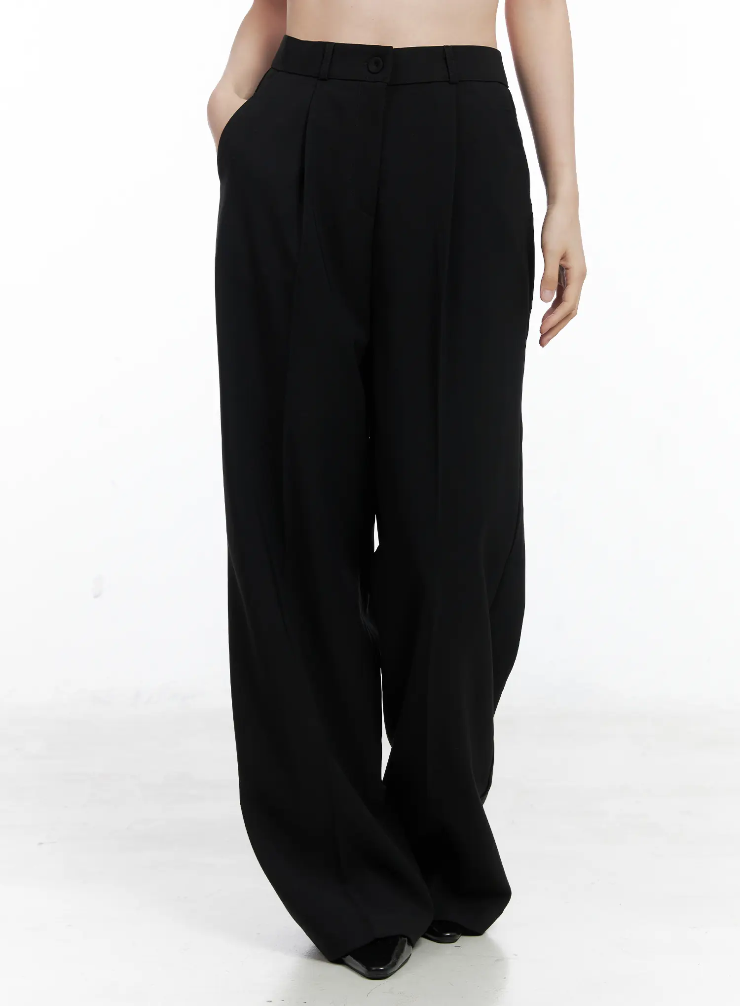 Classic Pleated Wide Trousers CN518