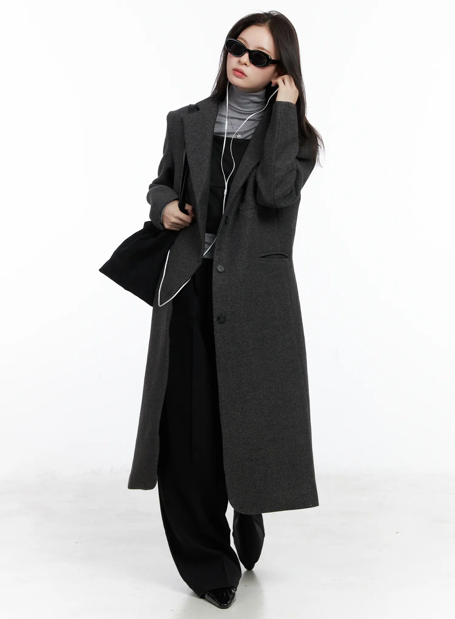 Classic Pleated Wide Trousers CN518 - Image 3