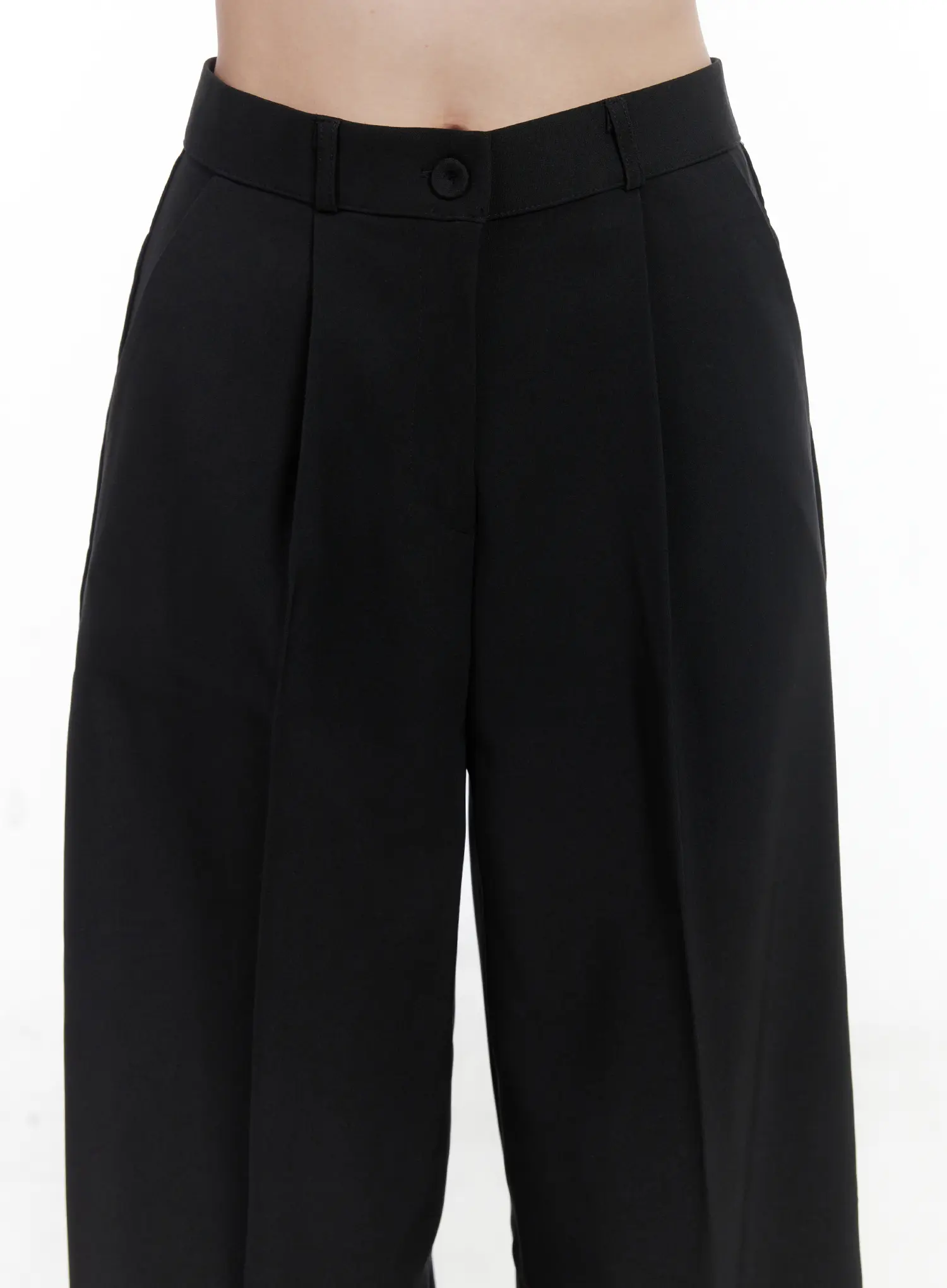 Classic Pleated Wide Trousers CN518 - Image 4