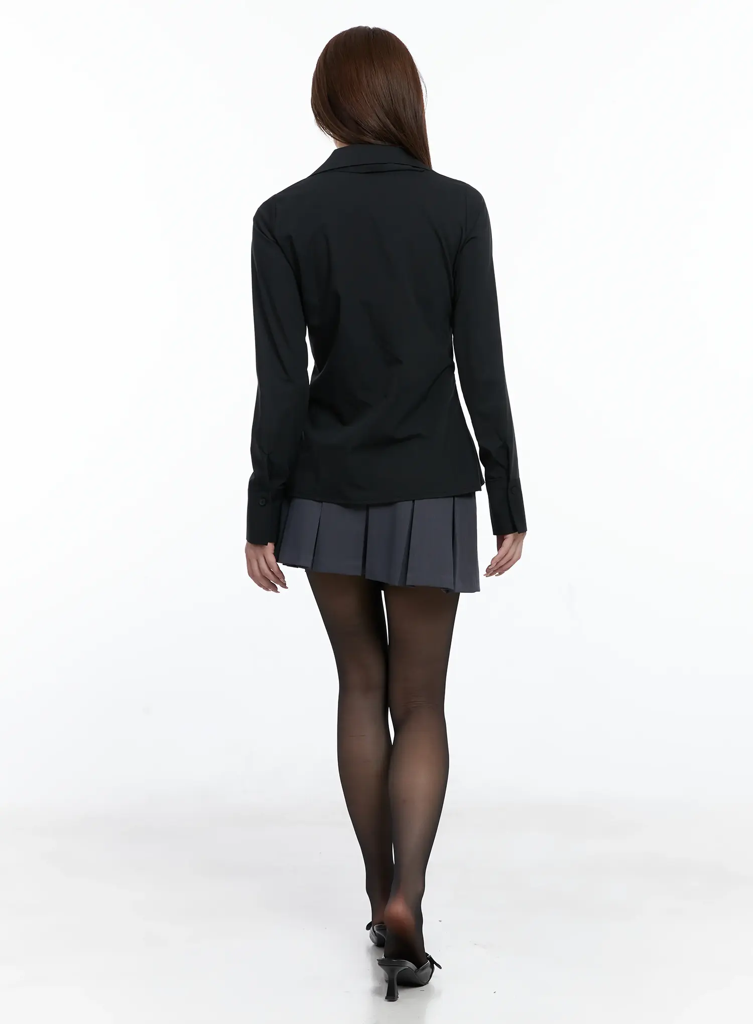 Classic Schoolgirl Pleated Mini Skirt CS501 - Image 4