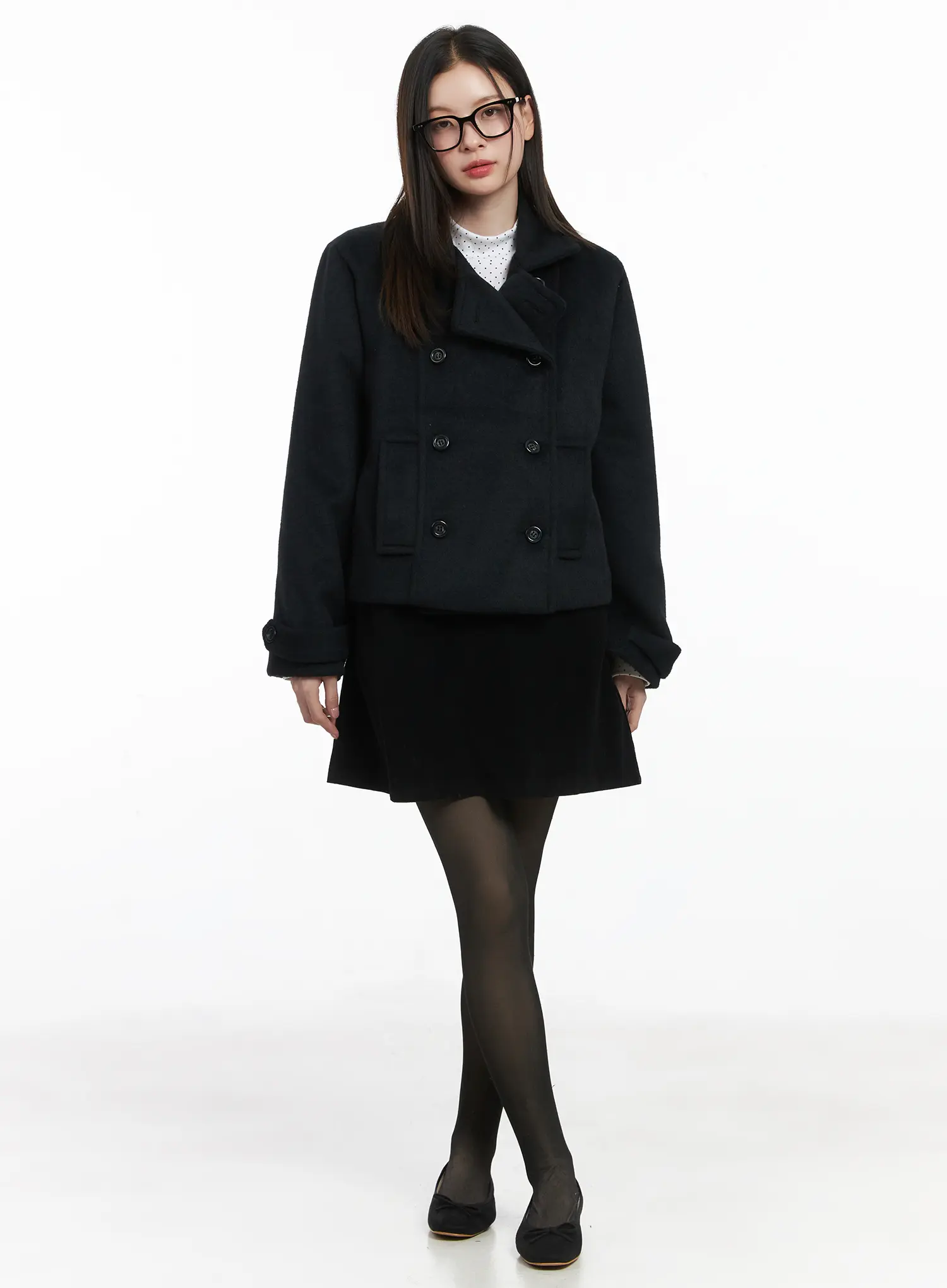 Classic Short Wool Jacket CJ506 - Image 2
