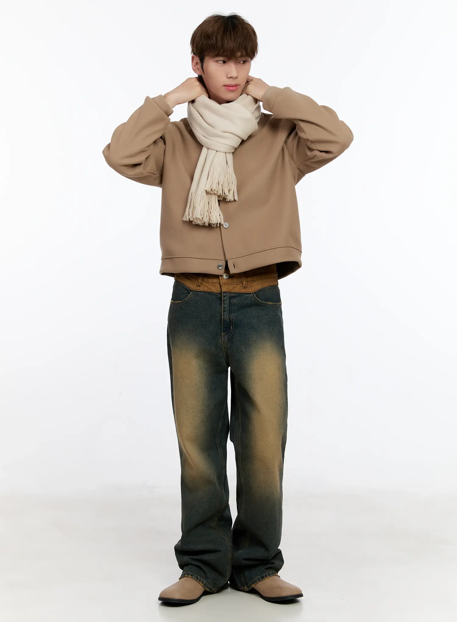 Classic Soft Fringe Scarf IN512 - Image 4
