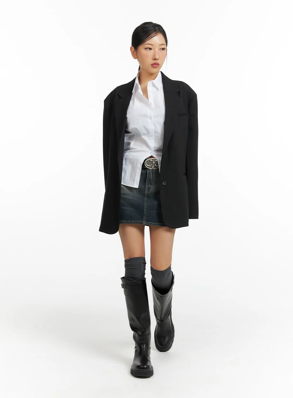 Classic Solid Blazer CF416 - Image 2