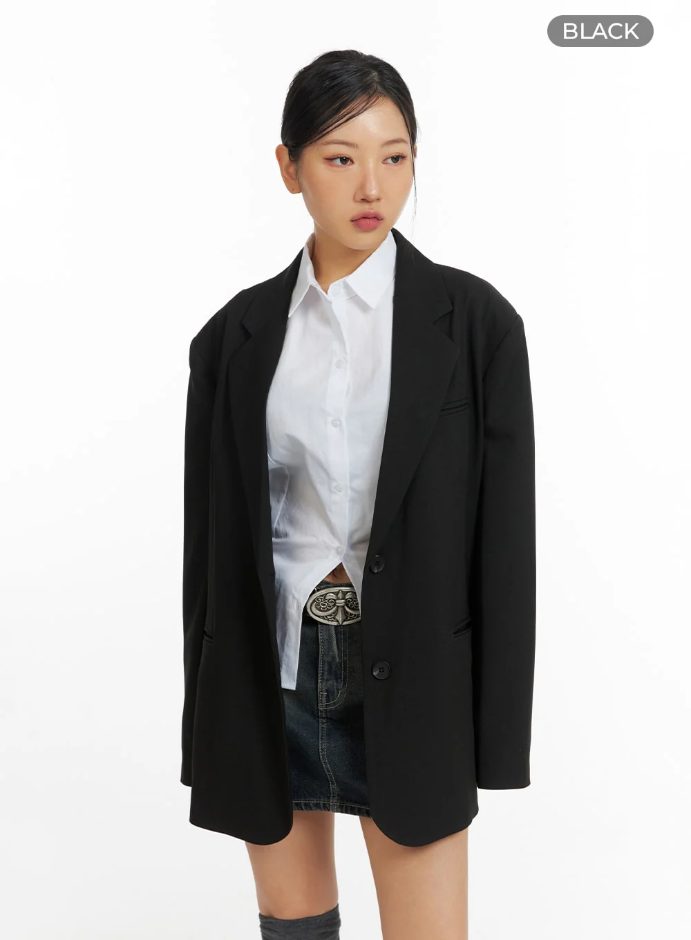 Classic Solid Blazer CF416 - Image 6
