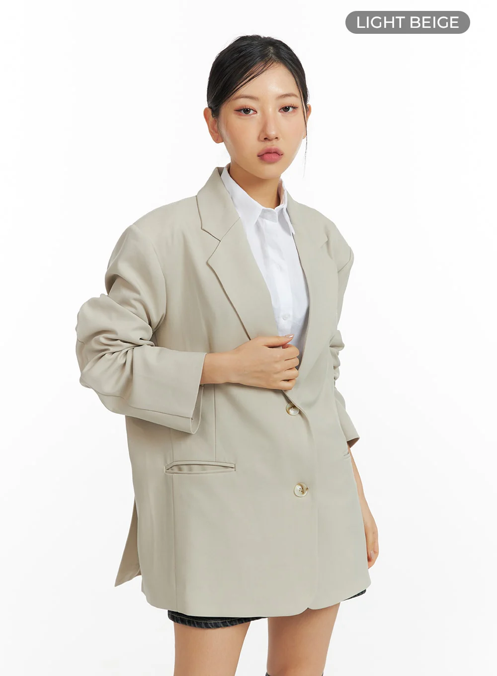 Classic Solid Blazer CF416 - Image 7