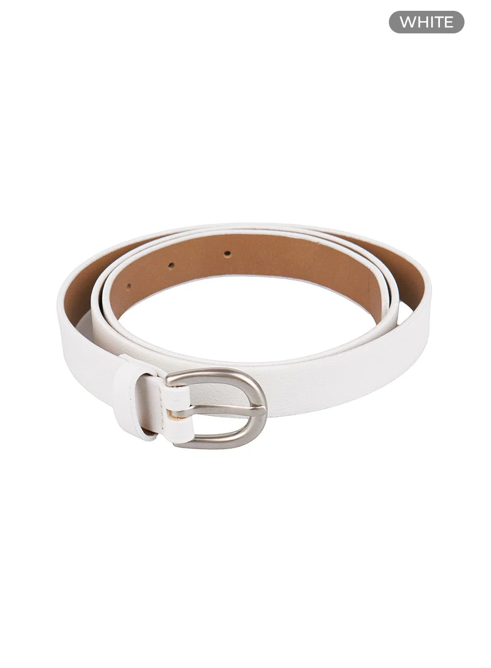 Classic Thin Buckle Belt OO416 - Image 11