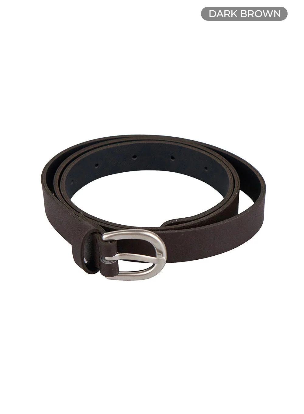 Classic Thin Buckle Belt OO416 - Image 8