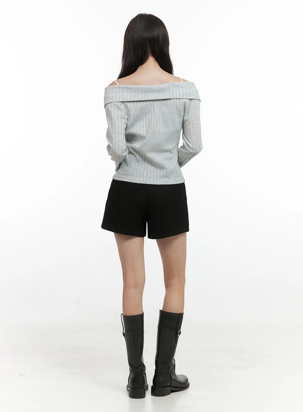 Classic Tweed Shorts OS423 - Image 6