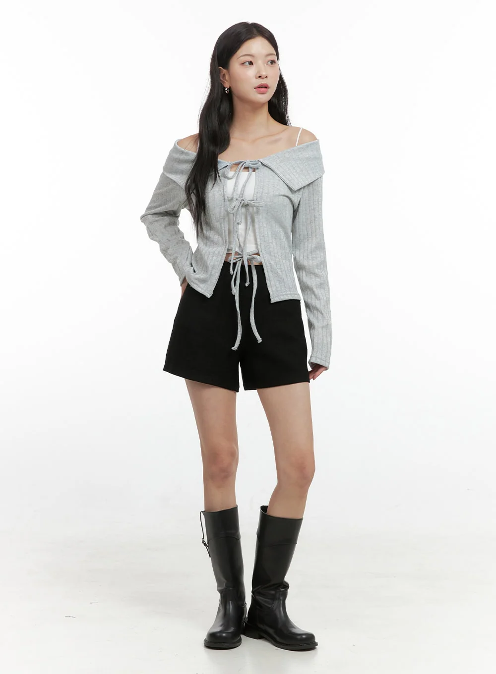 Classic Tweed Shorts OS423 - Image 7