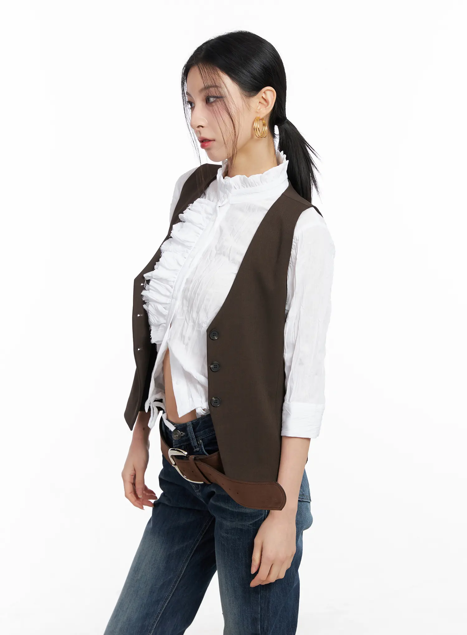 Classic Western Button Vest CC1109 - Image 6