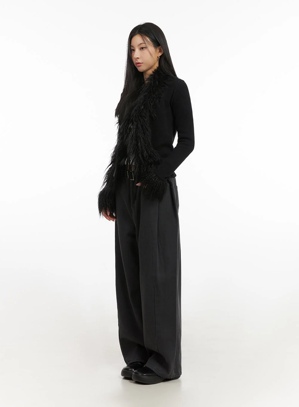 Classic Wide-Fit Cotton Pants ID431 - Image 4