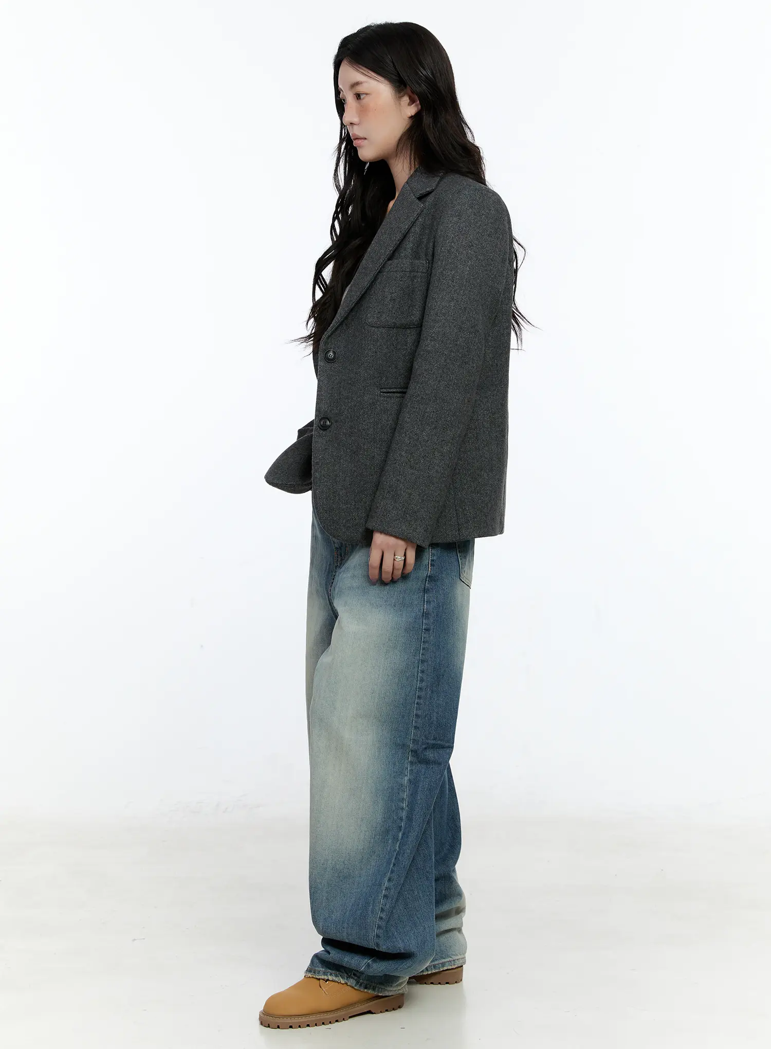 Classic Wool Blazer CN517 - Image 4
