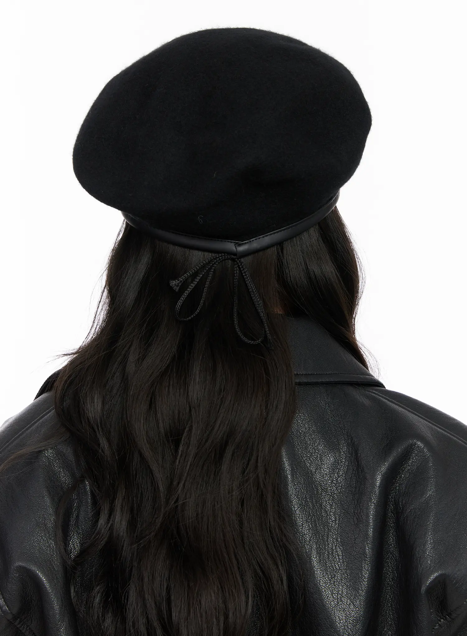 Classic Wool-Blend Beret CN504 - Image 3