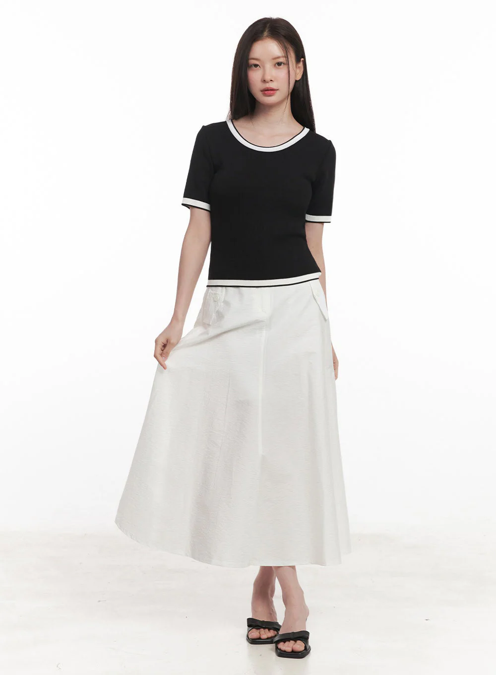Classy Contrast Top IY513 - Image 3