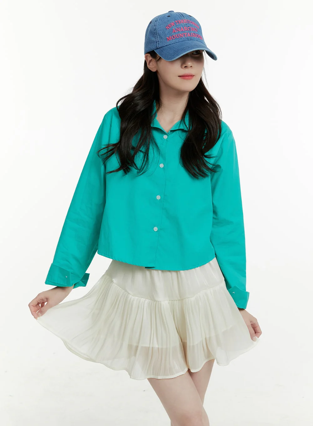 Collared Button-Up Shirt OA405 - Image 5