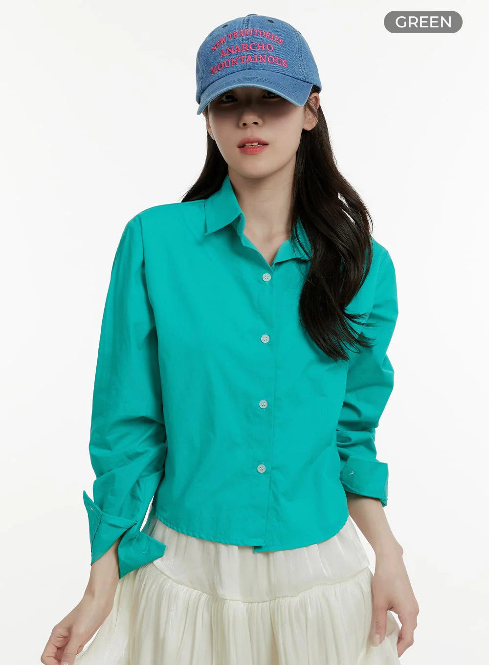 Collared Button-Up Shirt OA405 - Image 6