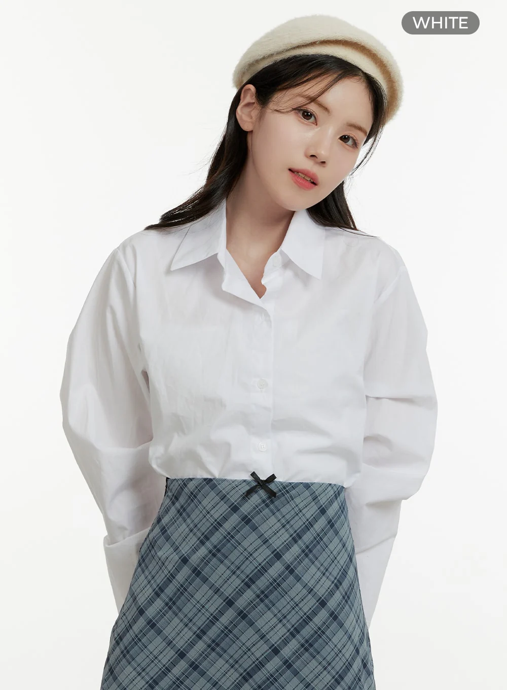Collared Button-Up Shirt OA405 - Image 8