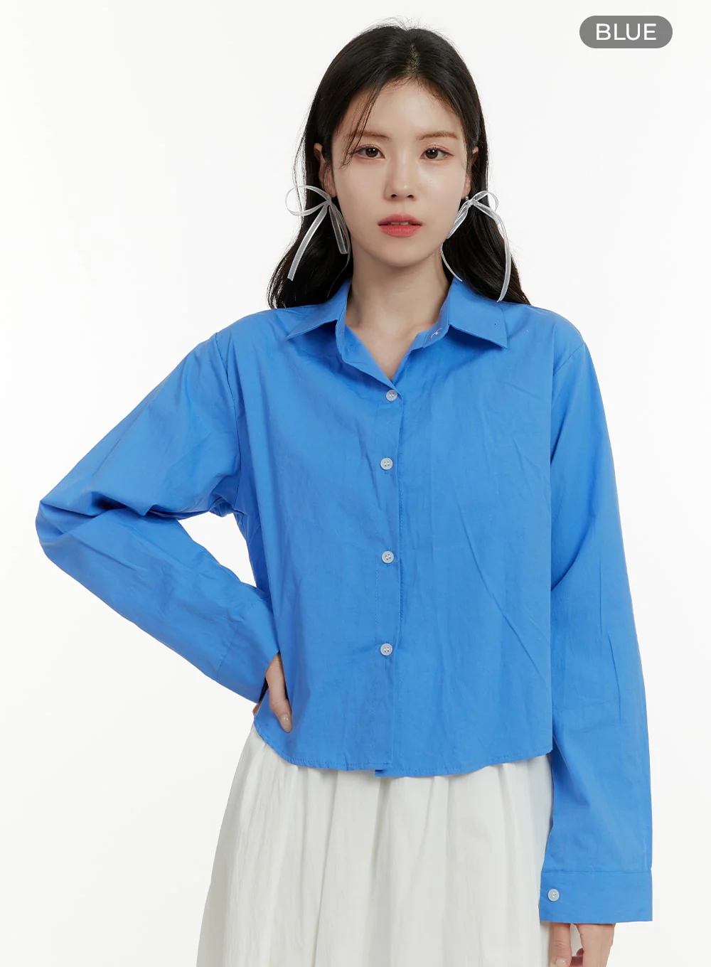 Collared Button-Up Shirt OA405 - Image 9