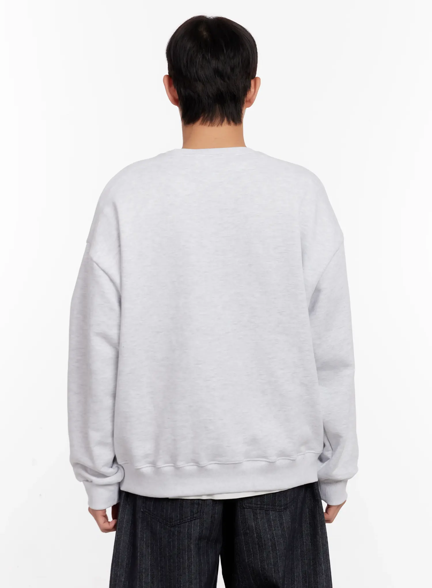Colorful Patched Graphic Sweatshirt IO523 - Image 5