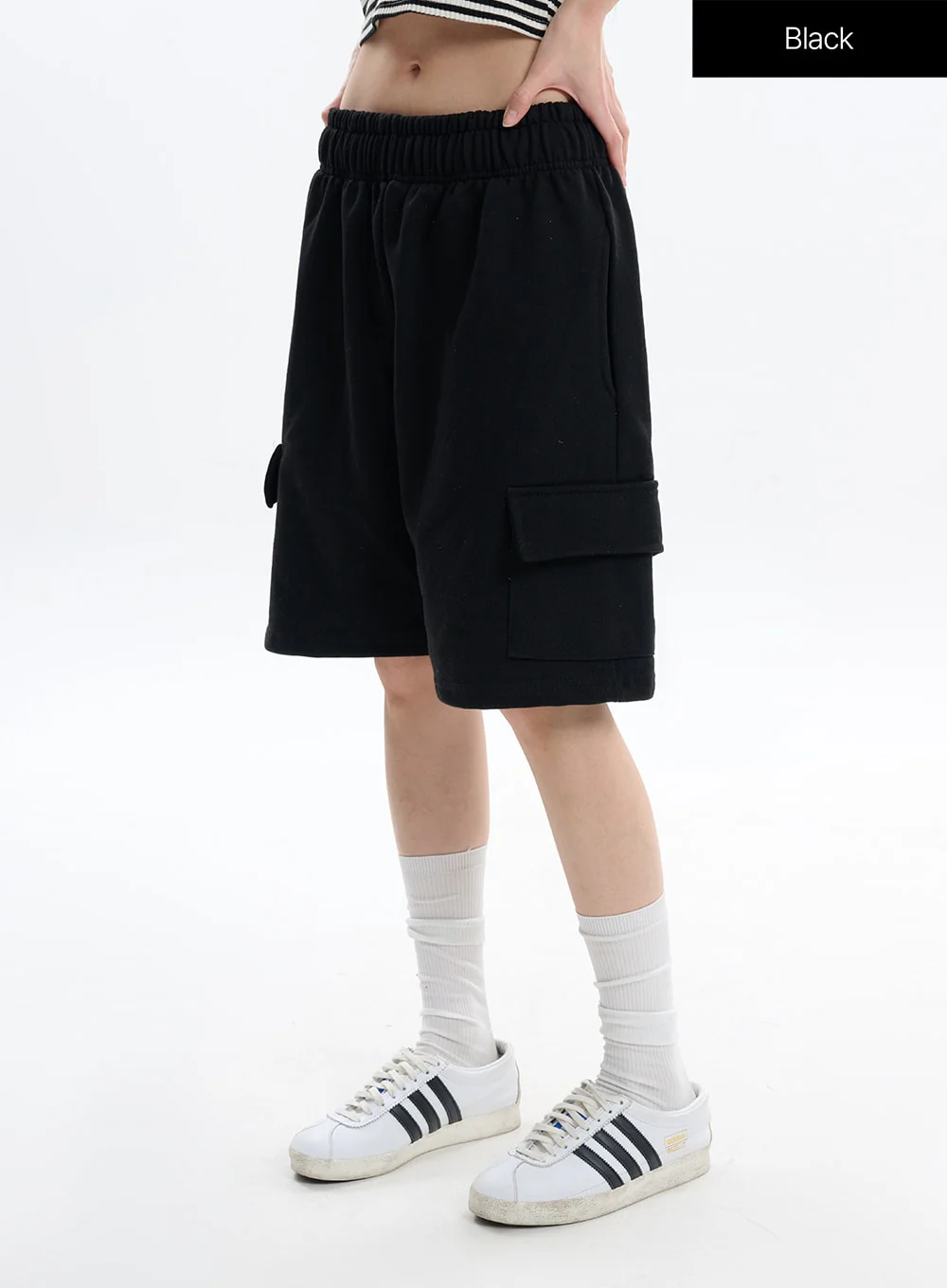 Comfortable Wide Leg Shorts IF413 - Image 10