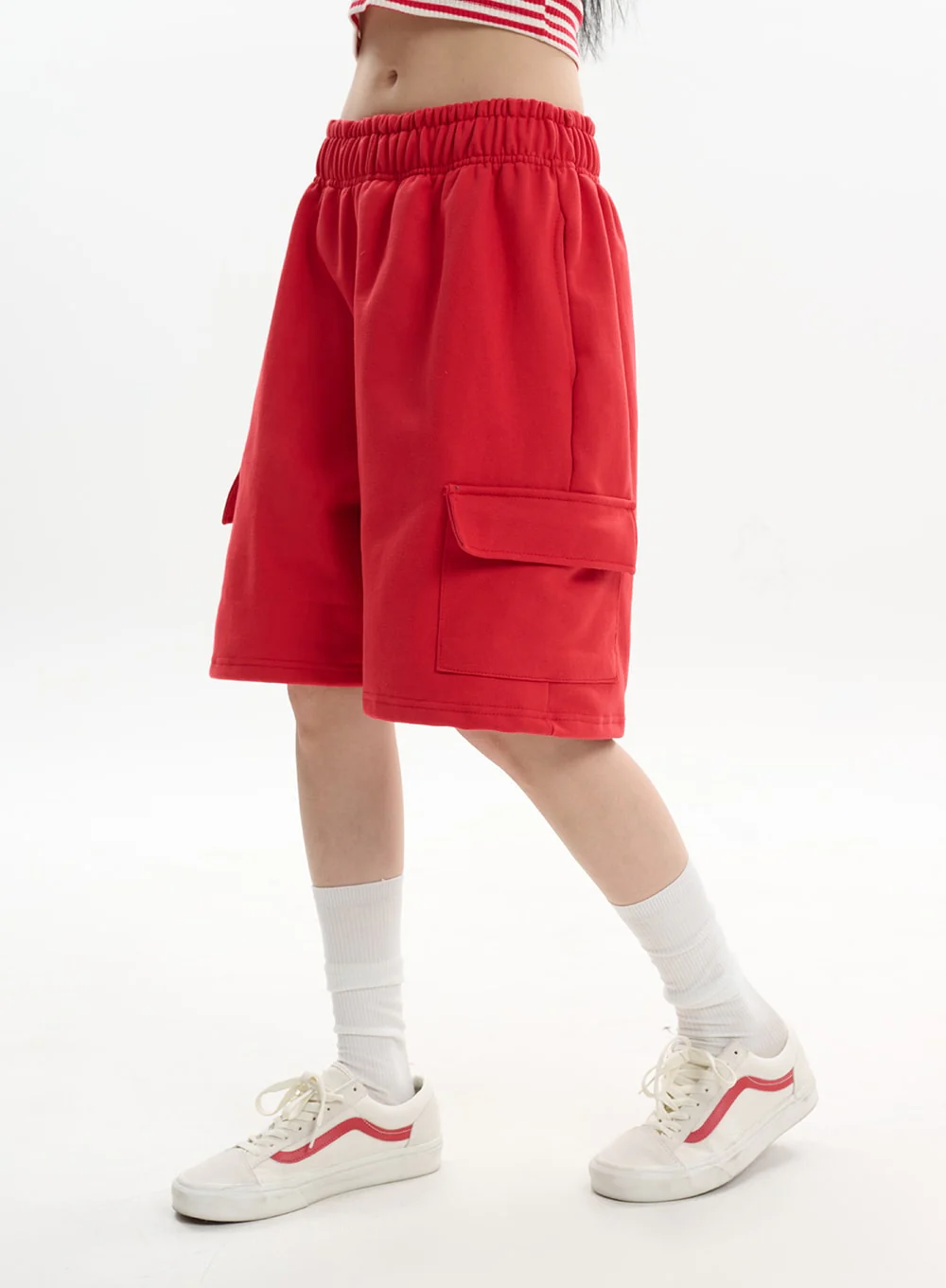 Comfortable Wide Leg Shorts IF413 - Image 4