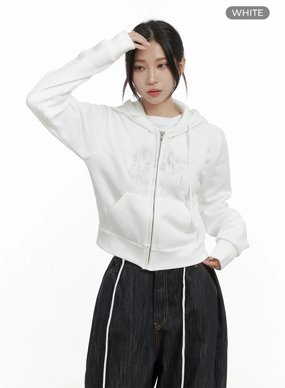 Comfy Cotton Zip-Up Hoodie CS430 - Image 10