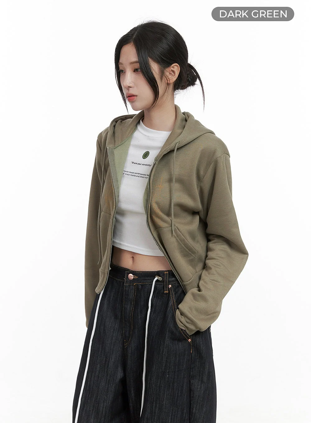 Comfy Cotton Zip-Up Hoodie CS430 - Image 9