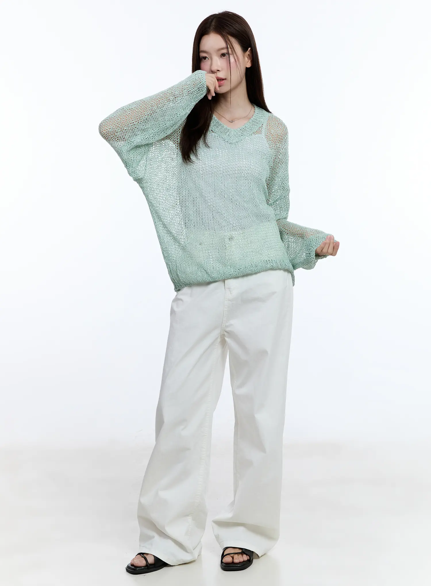 Comfy Wide-Fit Pants CU513 - Image 2