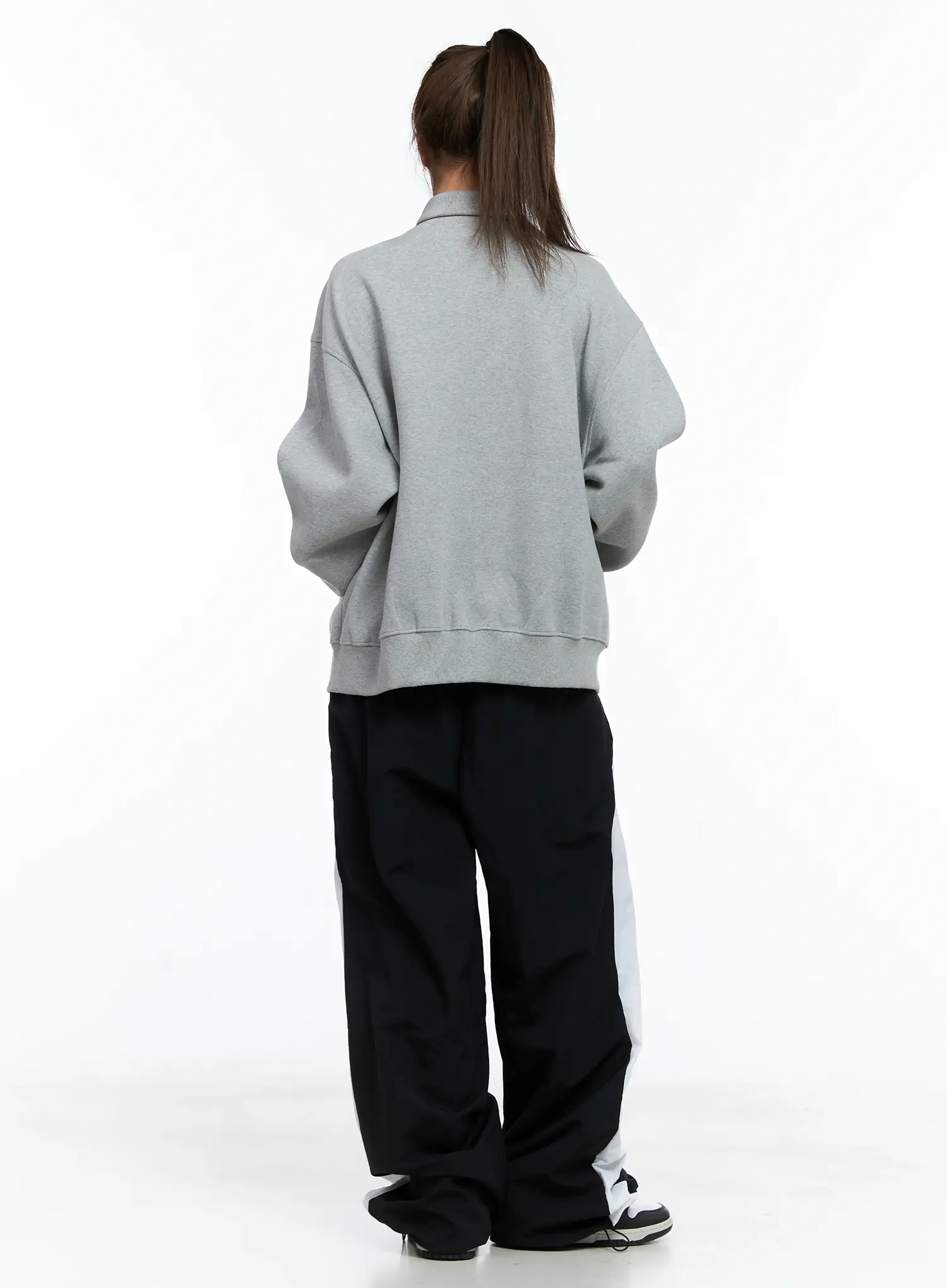 Contrast Stripe Nylon Track pants CS505 - Image 7