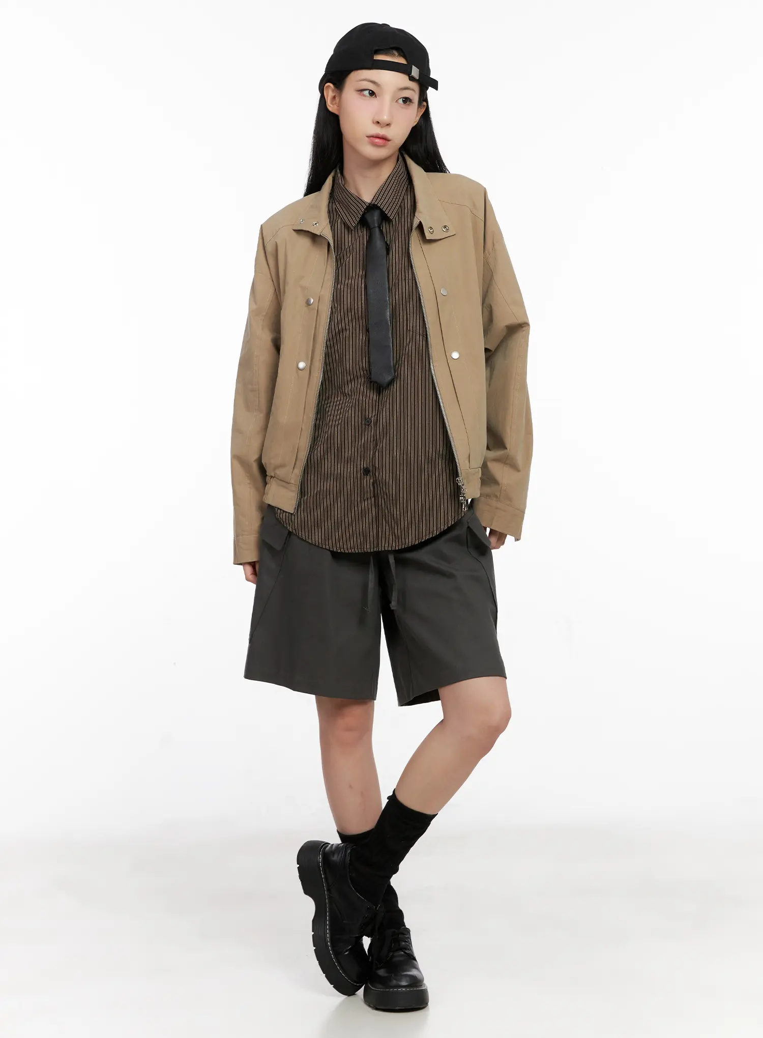Convertible Layered Utility Jacket CG526 - Image 3