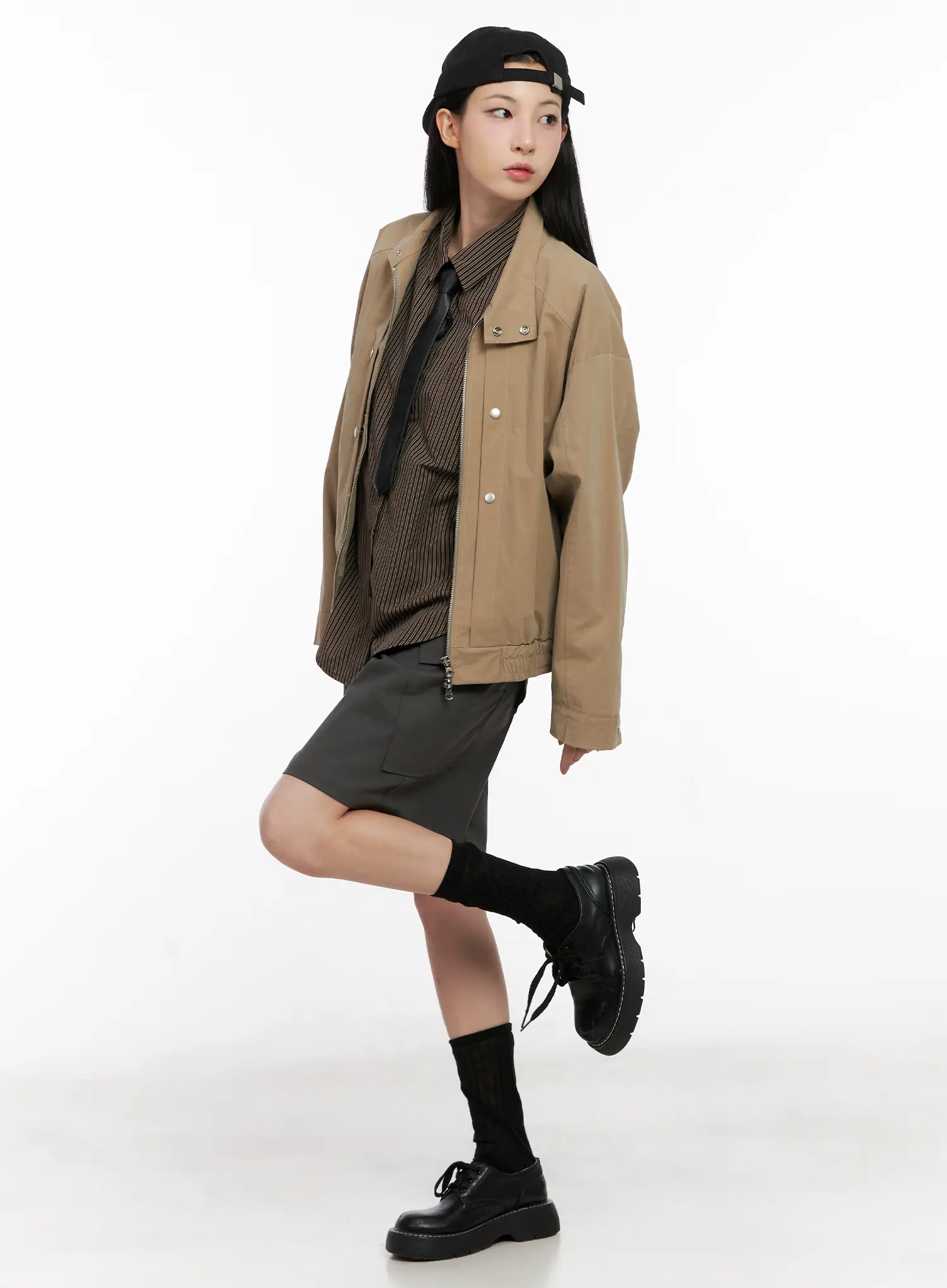 Convertible Layered Utility Jacket CG526 - Image 4