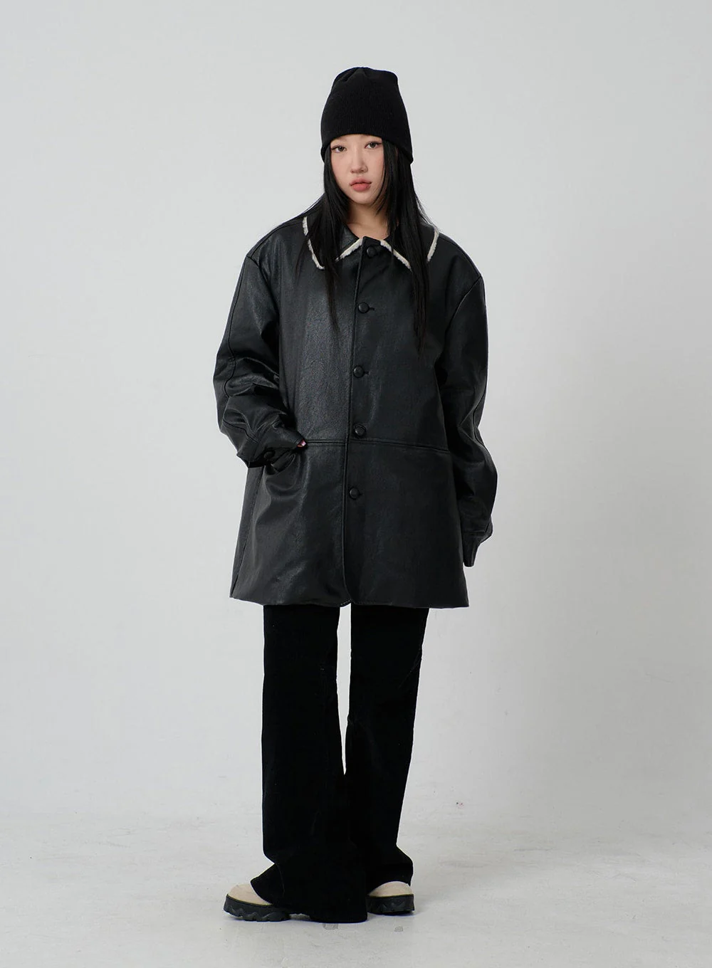 Corduroy Bootcut Pants CJ304 - Image 3