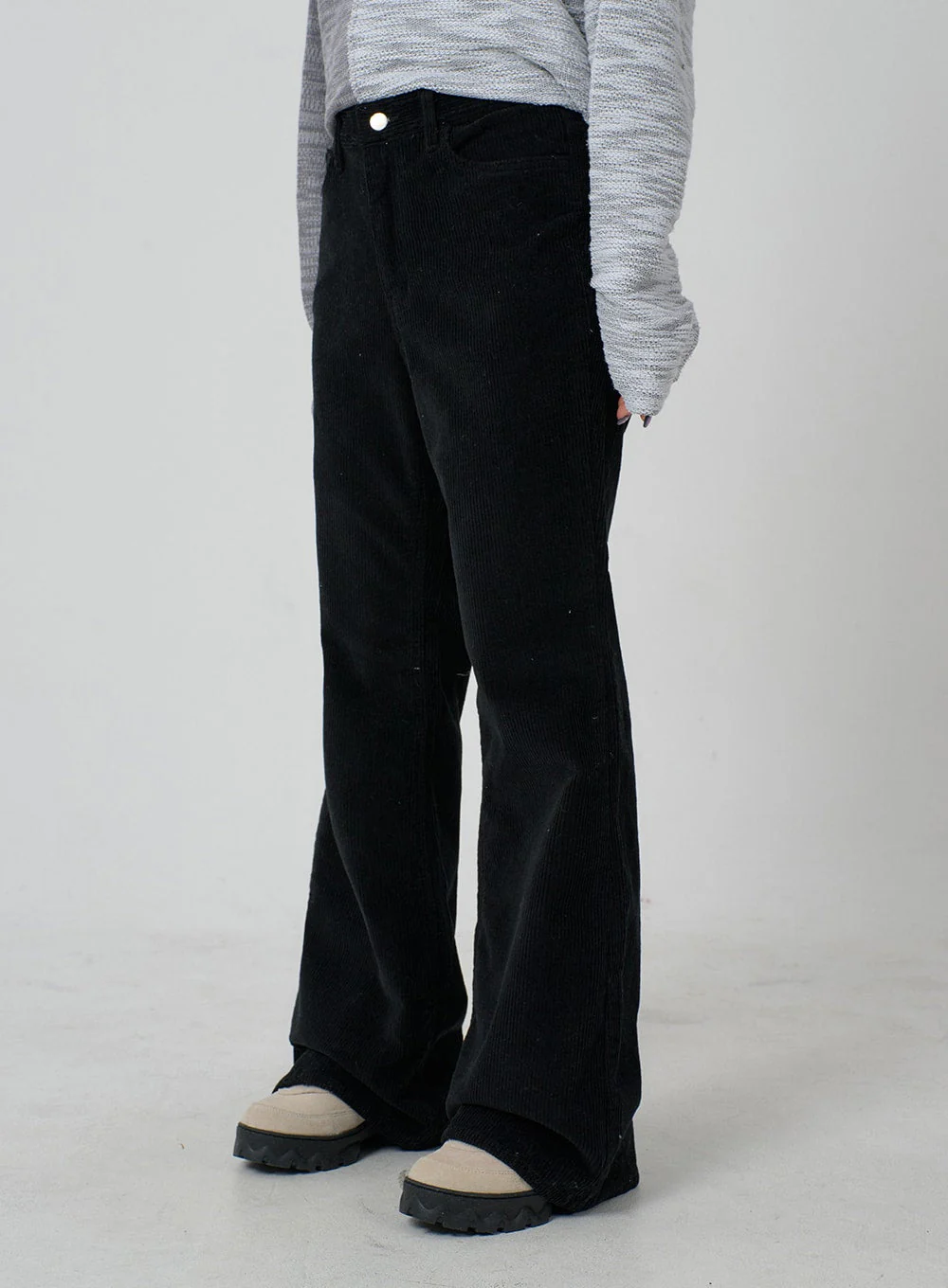 Corduroy Bootcut Pants CJ304 - Image 5