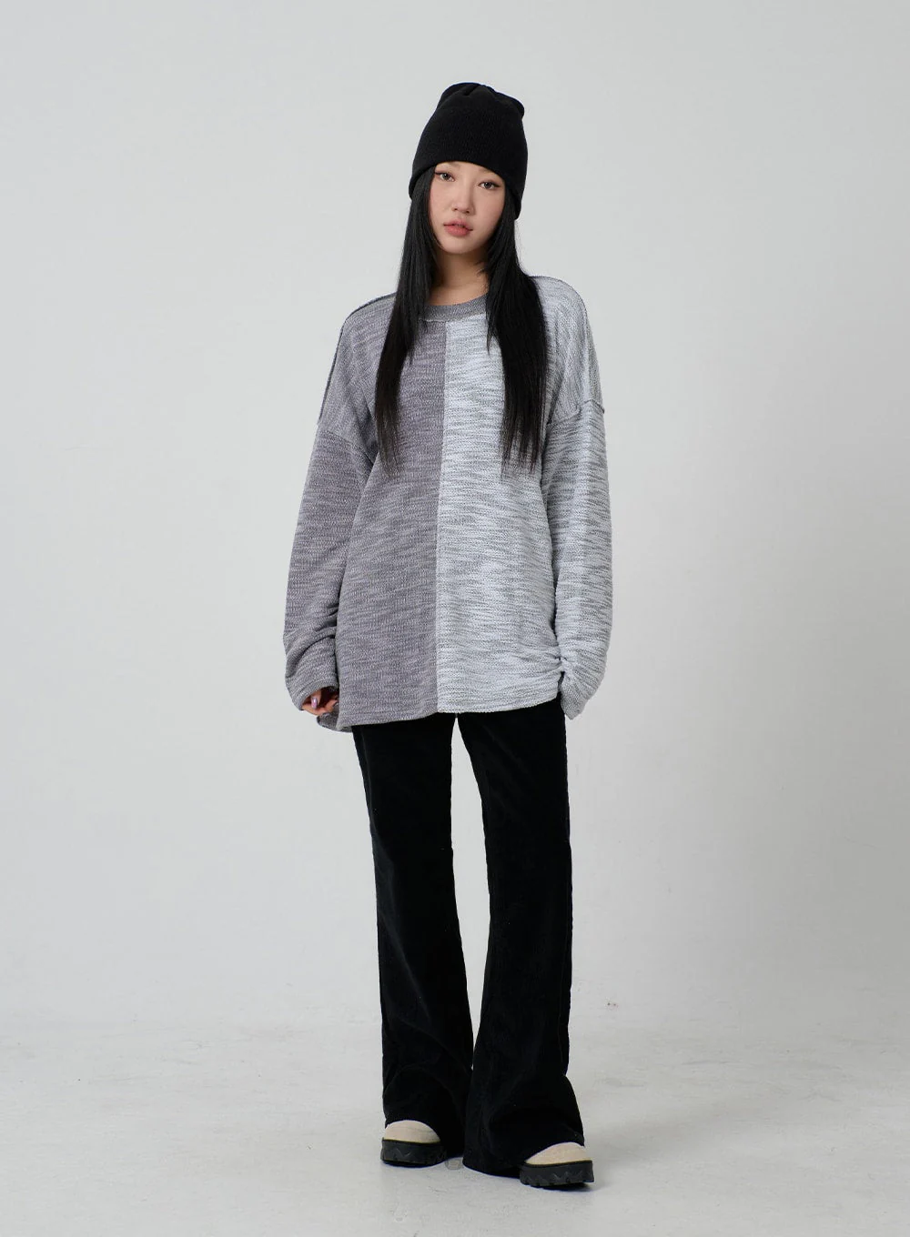 Corduroy Bootcut Pants CJ304 - Image 8