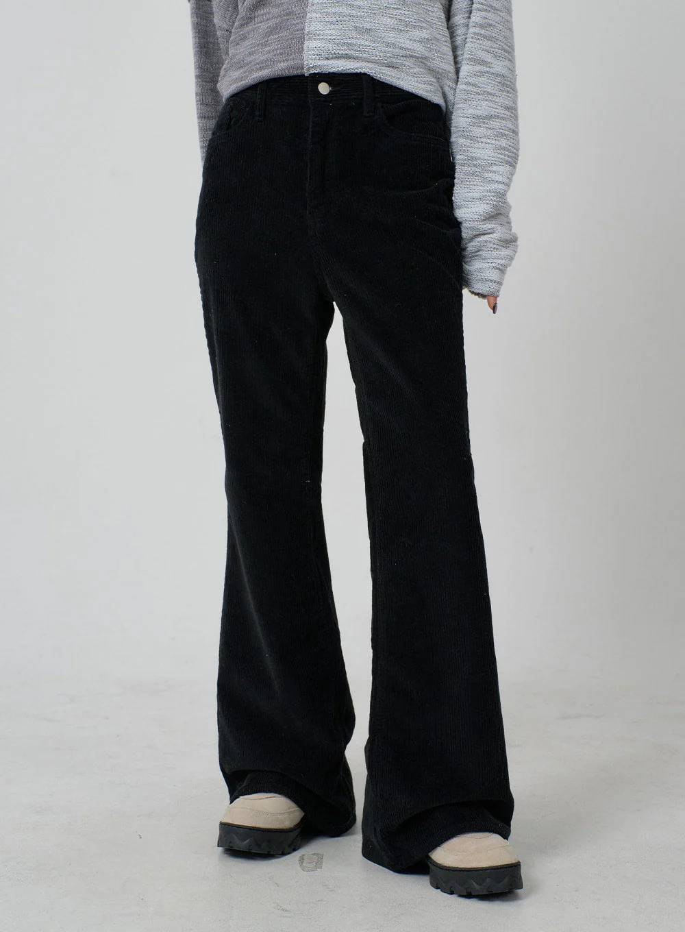 Corduroy Bootcut Pants CJ304 - Image 9