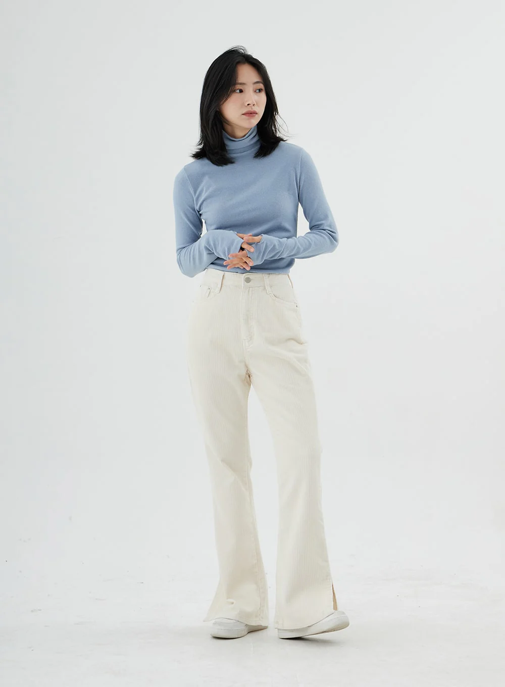 Corduroy Bootcut Pants ON07 - Image 13