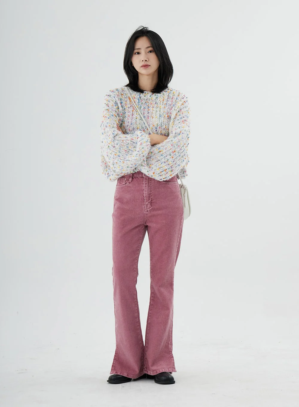 Corduroy Bootcut Pants ON07 - Image 7