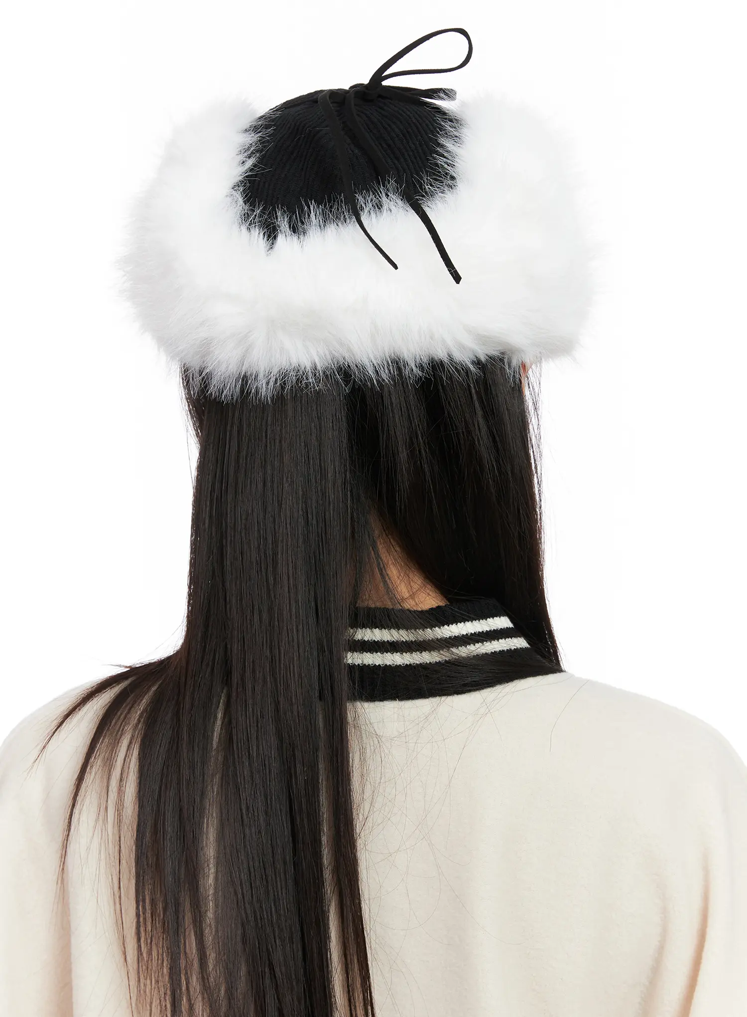 Corduroy Fuzzy Earflap Baseball Cap CN521 - Image 7