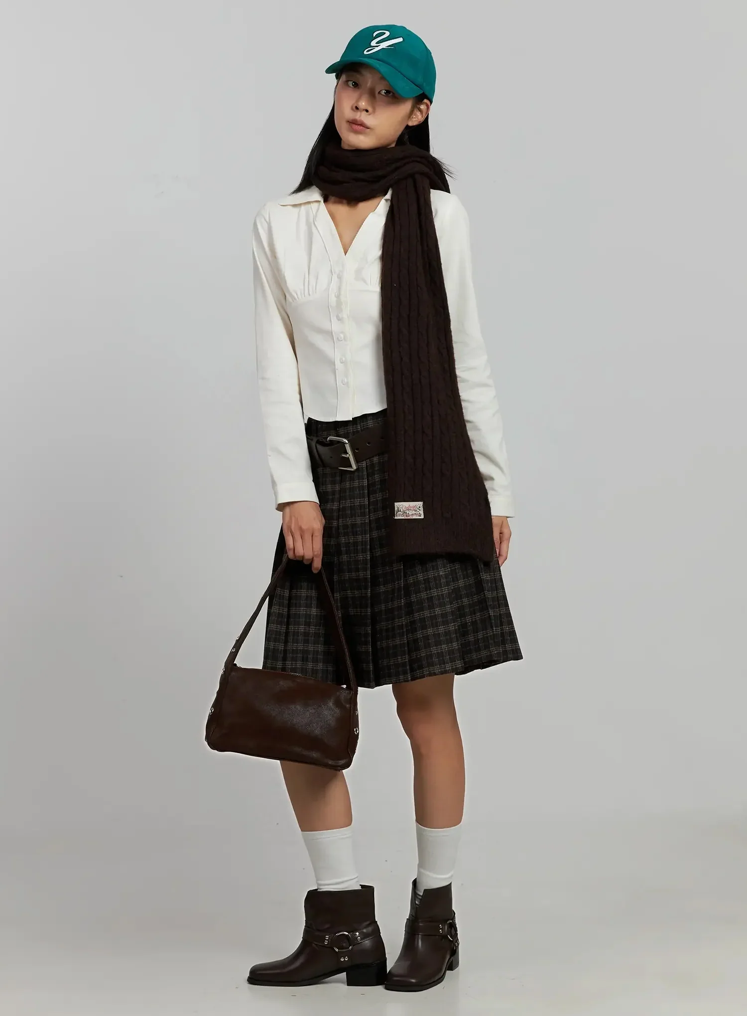 Corduroy Pintuck Blouse IJ502 - Image 11